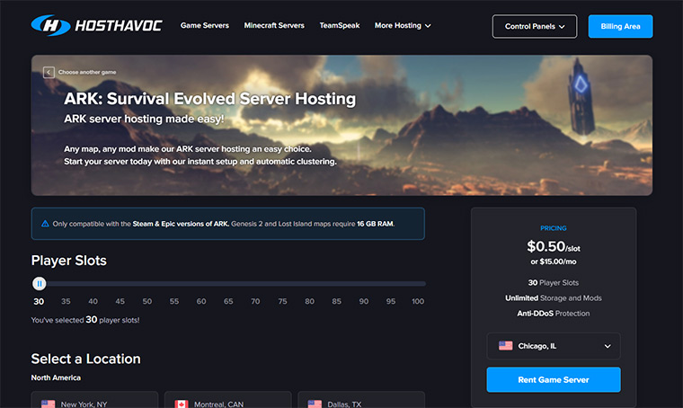 HostHavoc-ARK-Server-Hosting