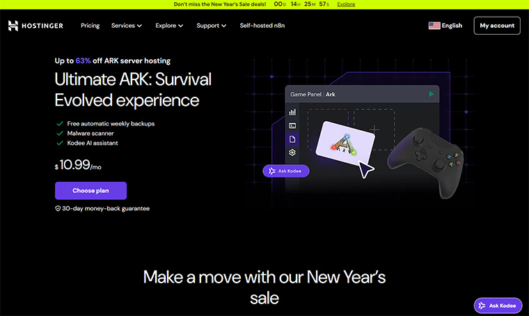 Hostinger-ARK-Server-Hosting