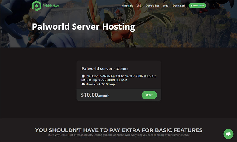 Pebblehost-Palworld